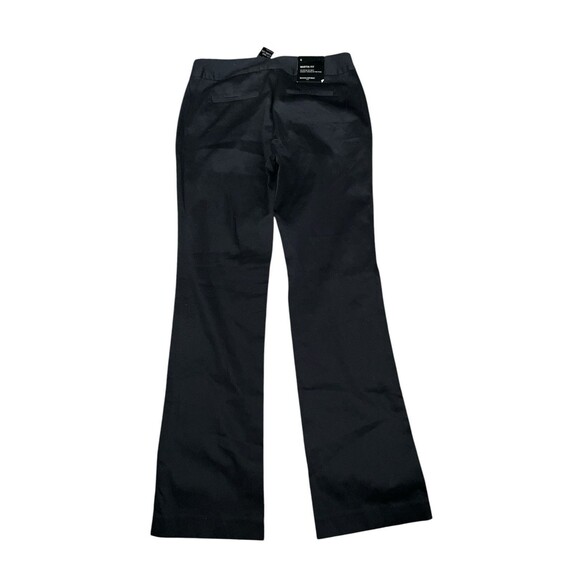 NWT Banana Republic Women's Sz 6 Martin Fit Grey Ribbed Flare Pants Stretch - Picture 5 of 6